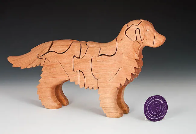 Cherry Golden Retriever Puzzle
