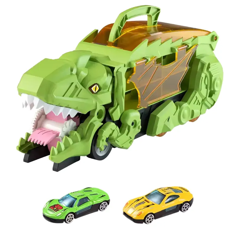 Children’s Dino Truck Playset – Dinosaur Car Transporter and Monster Trucks for Boys
