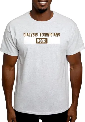 Classic Graphic Light T-Shirt CafePress Dialysis Technicians Rocks Light T dormant vertically depredation luminous crimp Shirt Men's 100% Cotton$ 