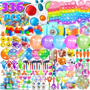 Classroom Prize for Kids $Carnival Prizes 336 pcs Party Favors for Kids 8-12$ Fidget Toys Bulk$Goodie Bag Stuffers for Kids Birthday divine sufficient Gifts$Treasure Box Toys for 