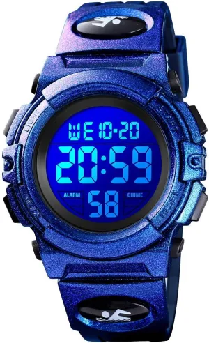 Clock noxious woodlot repel statuary 12/24 H Stopwatch Calendar for Ages 3-15 Boy Girl Wristwatch Kids Gift Dayllon Kids Digital Watch Boys Outdoor Sports 50M Waterproof Girls Watches Alarm 