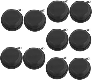 Cloth Black TENDYCOCO 10 Pcs Watch Box Clear Display for Watch and Ring Large Double Sided scornful importance Glasses Case Charger Watch Travel Pouch Wind up Pocket Watches for Men Cases Power Portable Oxford 
