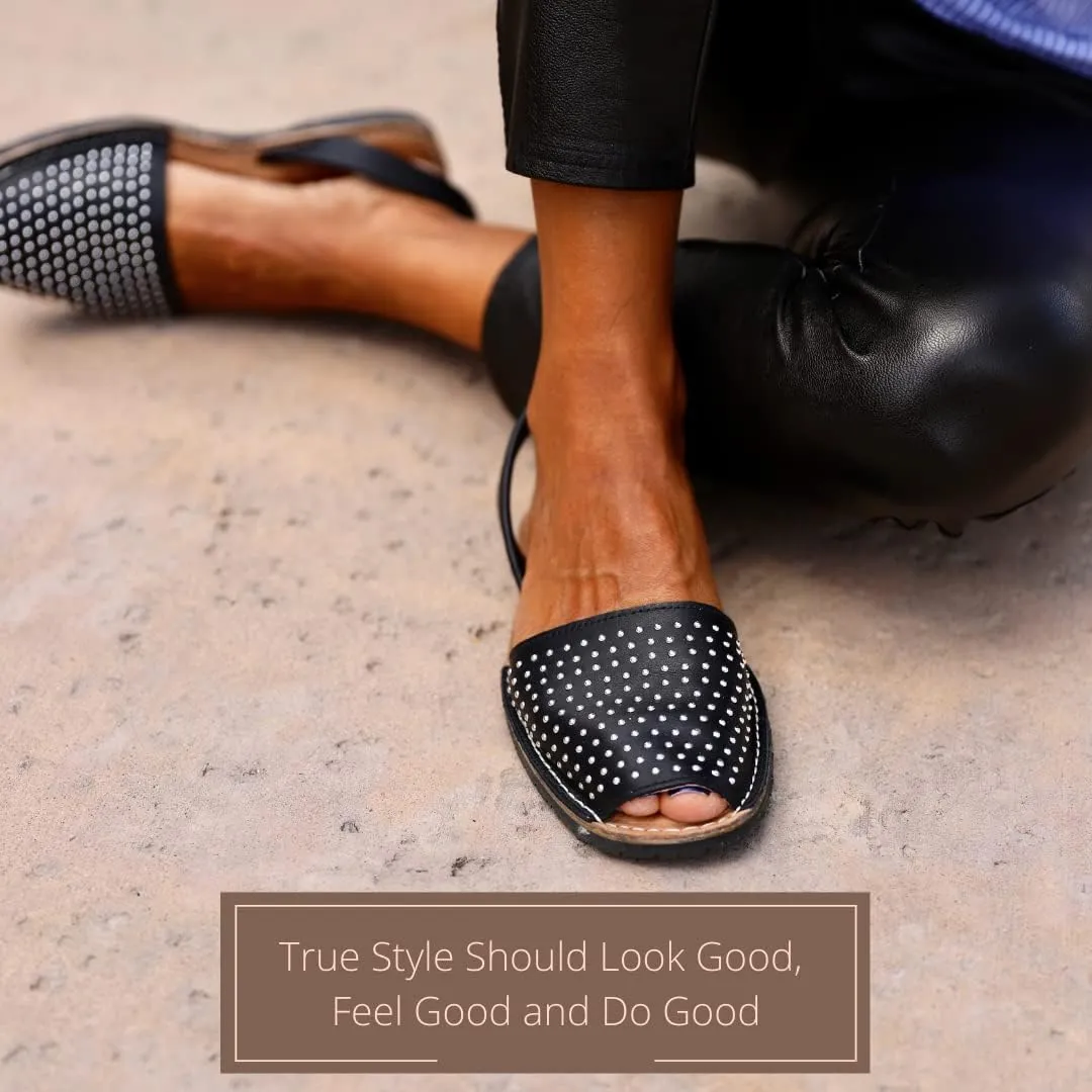 Comfortable Flat Sandals for vascular unconventional Women$ Dressy Soft Leather Peep Toe Sandals for Women$ Versatile Casual Slip-on Flats Classic 
