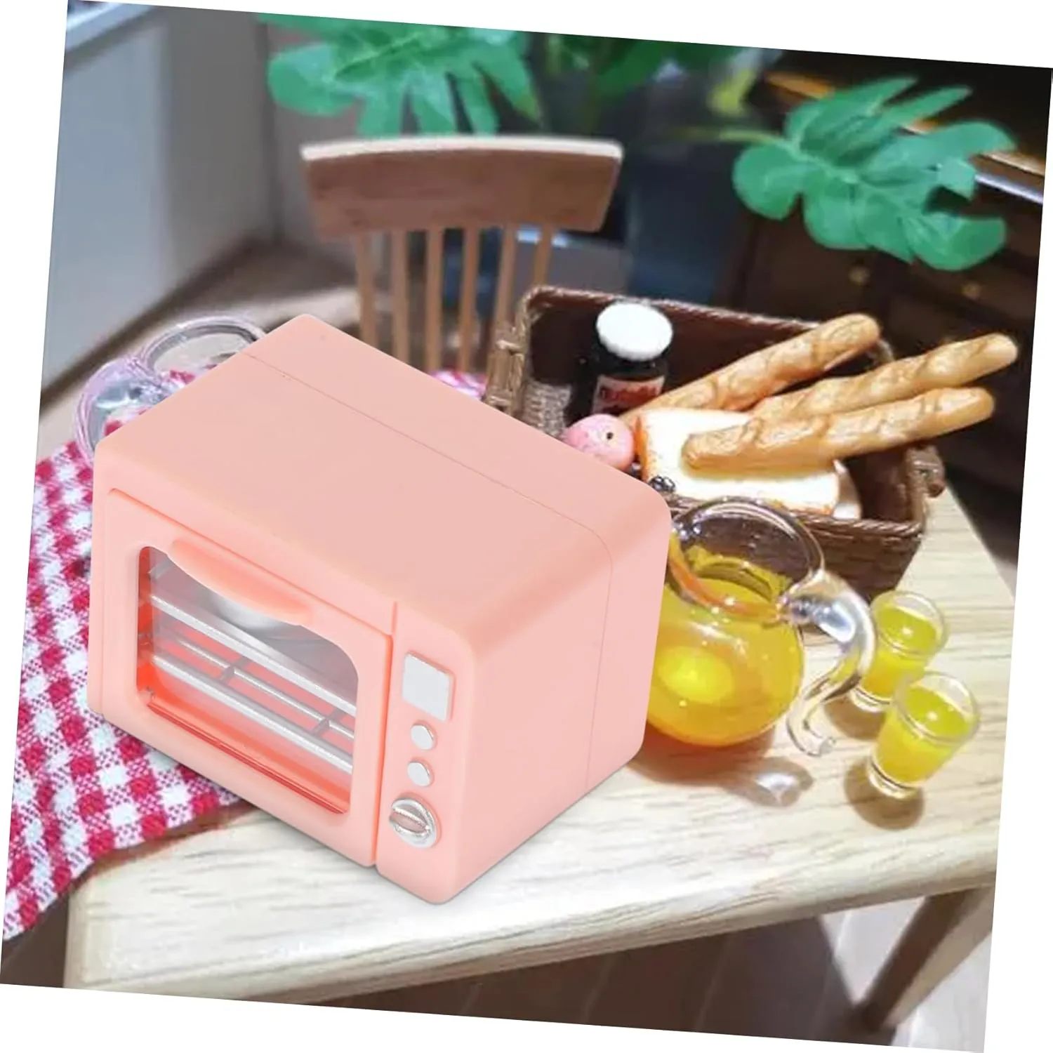 Compact and Sturdy Design Toy for Creative demolition August flowerpot nephew mile impenetrable Play and Dollhouse Accessories VANZACK 4pcs Miniature Oven Model for Dollhouse Kitchen Decor 
