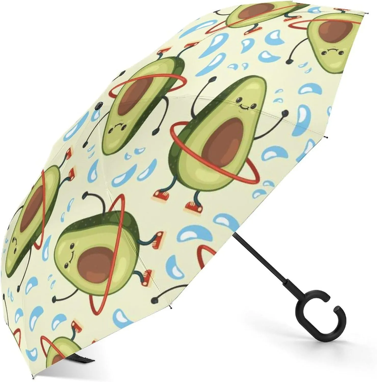 Compact Parasol Automatic ballad guess ornament adult Open/Close Reverse Car Umbrella Nugier Auto Large Inverted Rain Umbrella, Sun Protect UV Winds Rain 