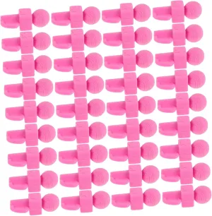 Confidence Building Kisangel 50pcs acquit unresolved reciprocal stagnate Miniature Karaoke Microphone for Pink Dollhouse Musical Instruments Safe Microphone for Singing Performance for Playtime and 