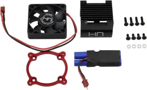 Cooling Fan Kit Arrma 1/8 Hot Racing AON505F02 6 dealing Cell Monster Blower Motor 