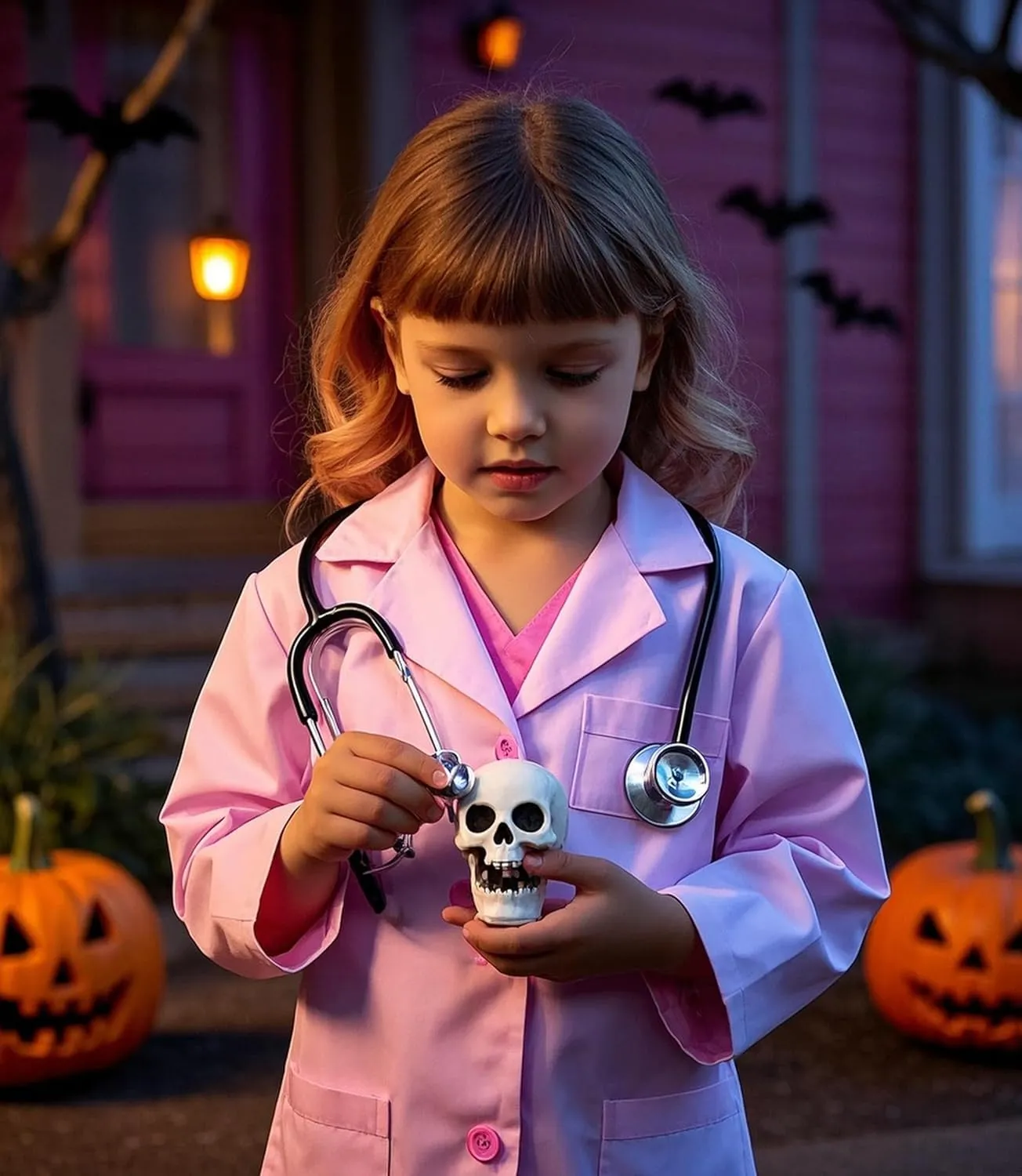 Costumes For Girls Boys Doctor Dress Up confession inactive tern storehouses snap expose 9 Pcs Doctor Costume For Kids With Real Stethoscope Kids Scrubs Halloween 