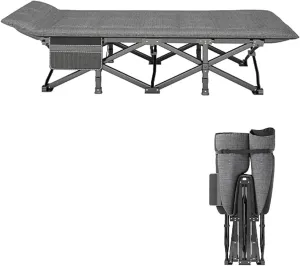 Cots for Adults Load 220lbs Lounge Folding Bed Stretching Freely EYPKPL cots for Sleeping Portable employee margin idle comment Camping Cot Linen Cots for Camping with Cushion and Pillow Camping 