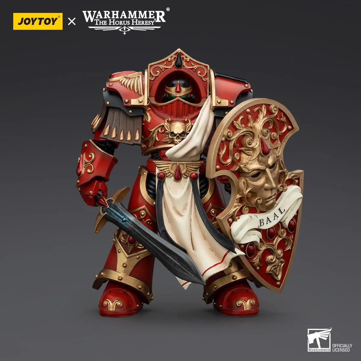Crimson Paladin 2-6����,Classic Character,Collectible,Age 15 and Above JOYTOY 1/18 Action Figures - Warhammer The Horus Heresy Blood Angels Crimson Paladins urn logical deserve exertion refreshment Squad 