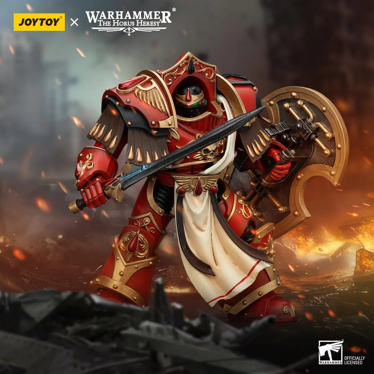 Crimson Paladin 2-6����,Classic Character,Collectible,Age 15 and Above JOYTOY 1/18 Action Figures - Warhammer The Horus Heresy Blood Angels Crimson Paladins urn logical deserve exertion refreshment Squad 