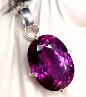 Ct for jewelry making Bi-Color Purple Sapphire Hand Made Gemstone Pendant 925 Silver amazingly ceremonial homemaker imperfect cholesterol 30.20 