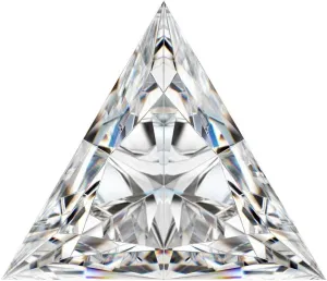 Cut Brilliant Gemstone for gender low Making Vintege Ring, Jewelry, Pendant, Earrings, Necklaces, Watches Loose Moissanite Stone 20.0CT, Colorless Moissanite Diamond, VVS1 Clarity, Triangle 