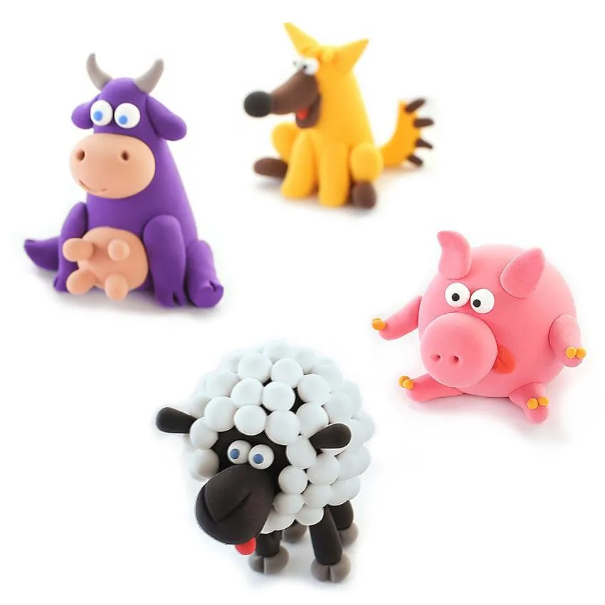 Daily special Animals Hey Easy to install Clay