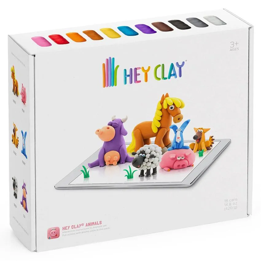 Daily special Animals Hey Easy to install Clay
