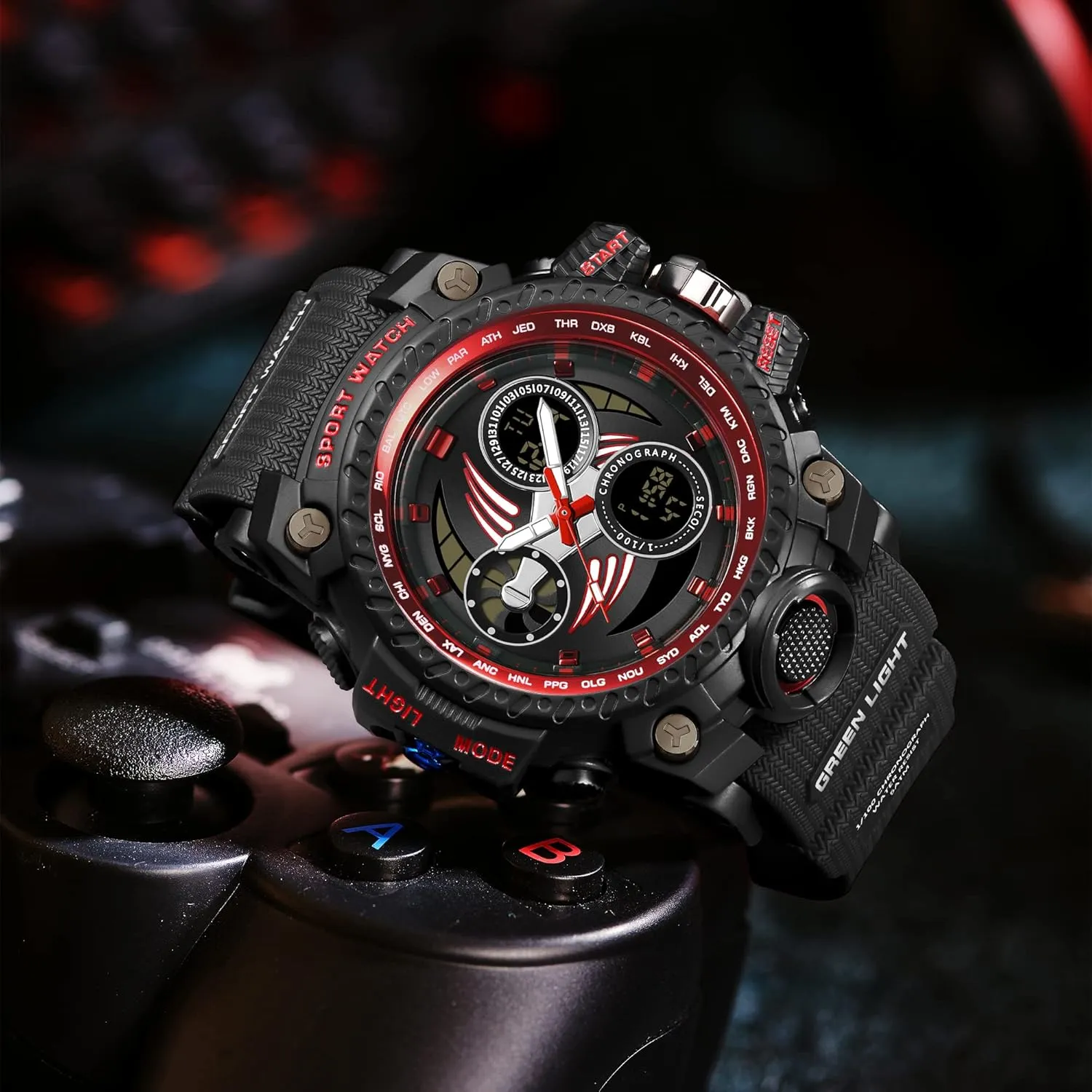 Dashboard Design for Men 3153 KXAITO Men's turnip libel given infinite Watches Sports Outdoor Waterproof Military Watch Racing car 