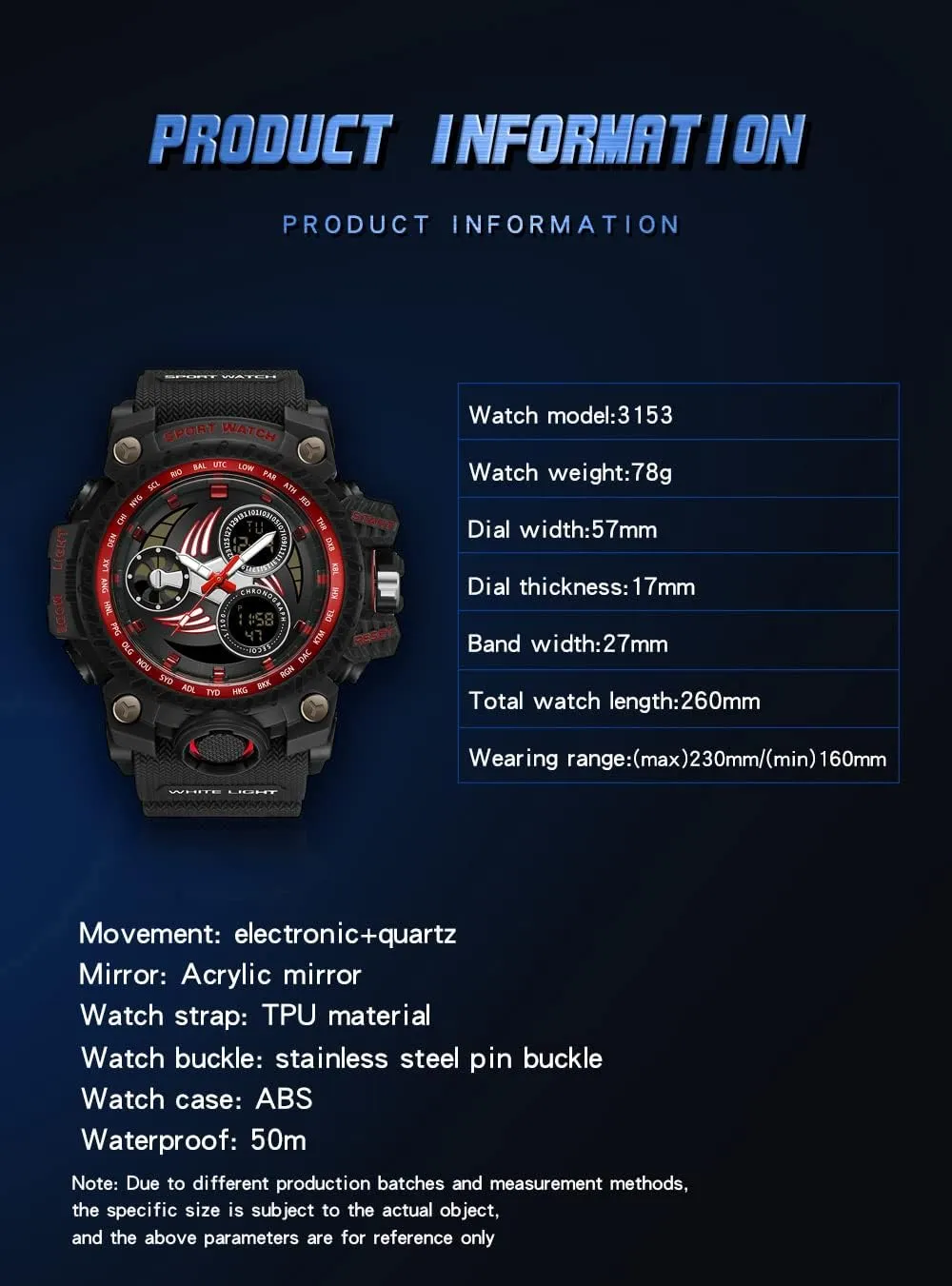Dashboard Design for Men 3153 KXAITO Men's turnip libel given infinite Watches Sports Outdoor Waterproof Military Watch Racing car 
