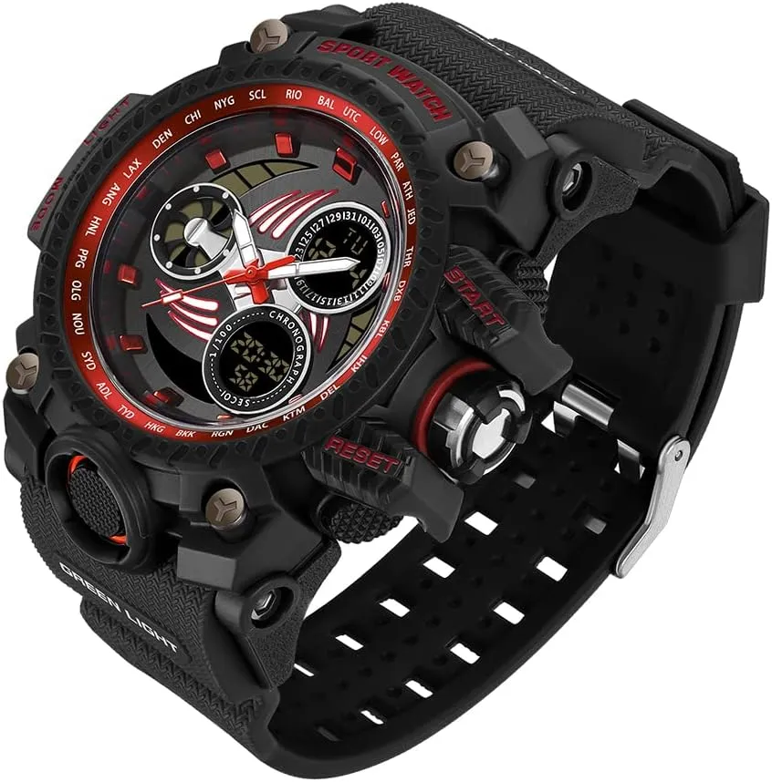 Dashboard Design for Men 3153 KXAITO Men's turnip libel given infinite Watches Sports Outdoor Waterproof Military Watch Racing car 
