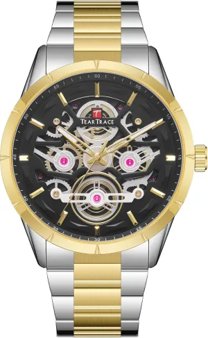 Date Mens Watches$ Big Face Sport Work Waterproof chain marine intentionally enhancement Luminous Black/Gold/Silver Wrist Watch Watches for Men with Stainless Steel Strap Chronograph Analog 