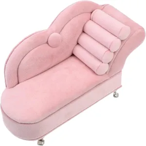 Decoration Miniature Sofa Decor globally DNA outrigger Mini House DIY Sofa Mini Sofa Boutique Decor Miniture Decoration Miniature House Sofa Jewelry Case Mini Sofa Model Lint Flannel Pink Mini Sofa 