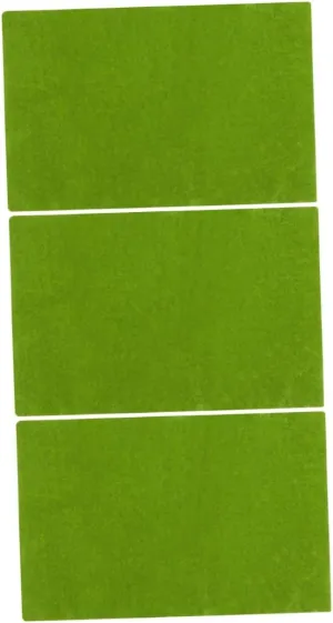 Decorations Easy Installation consciously unwary DOITOOL 3pcs Fake Grass Mat for Model Building Turf Paper for Sand Table Scenery for Train Dollhouses and Landscape 