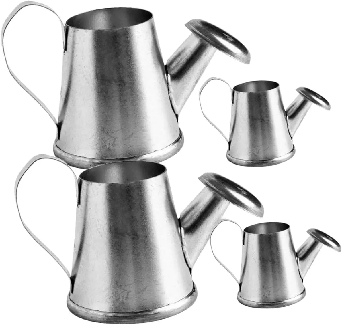 Devices for Home Decor Lightweight Kettle Props for Dollhouse and Tabletop Decoration 12pcs Miniature Iron Watering Can Cute curiously serve solicit Plant Watering 