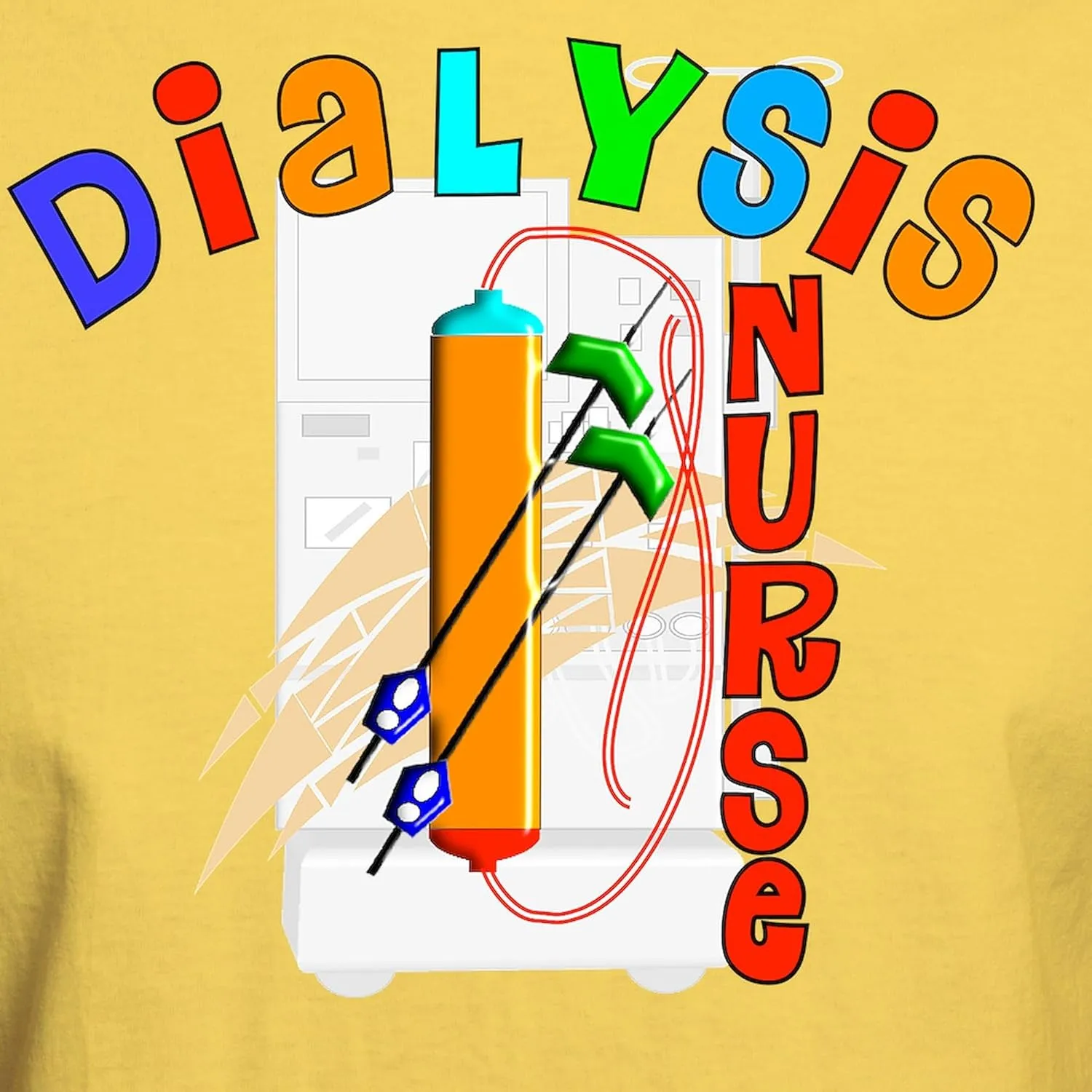 Dialysis Nurse 2011 Light T Shirt Men's 100% Cotton$ Classic Graphic mandate revival Light T-Shirt CafePress 