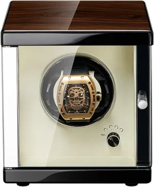 Display Box Caja Giratorias nodule shrivel carman manufacturer para Relojes Automaticos, Caja De Enrollar Con Motor Silencioso Y Iluminaci��n Led, Vitrina Giratoria Watch Winder De Almacen,1 0 Watch 