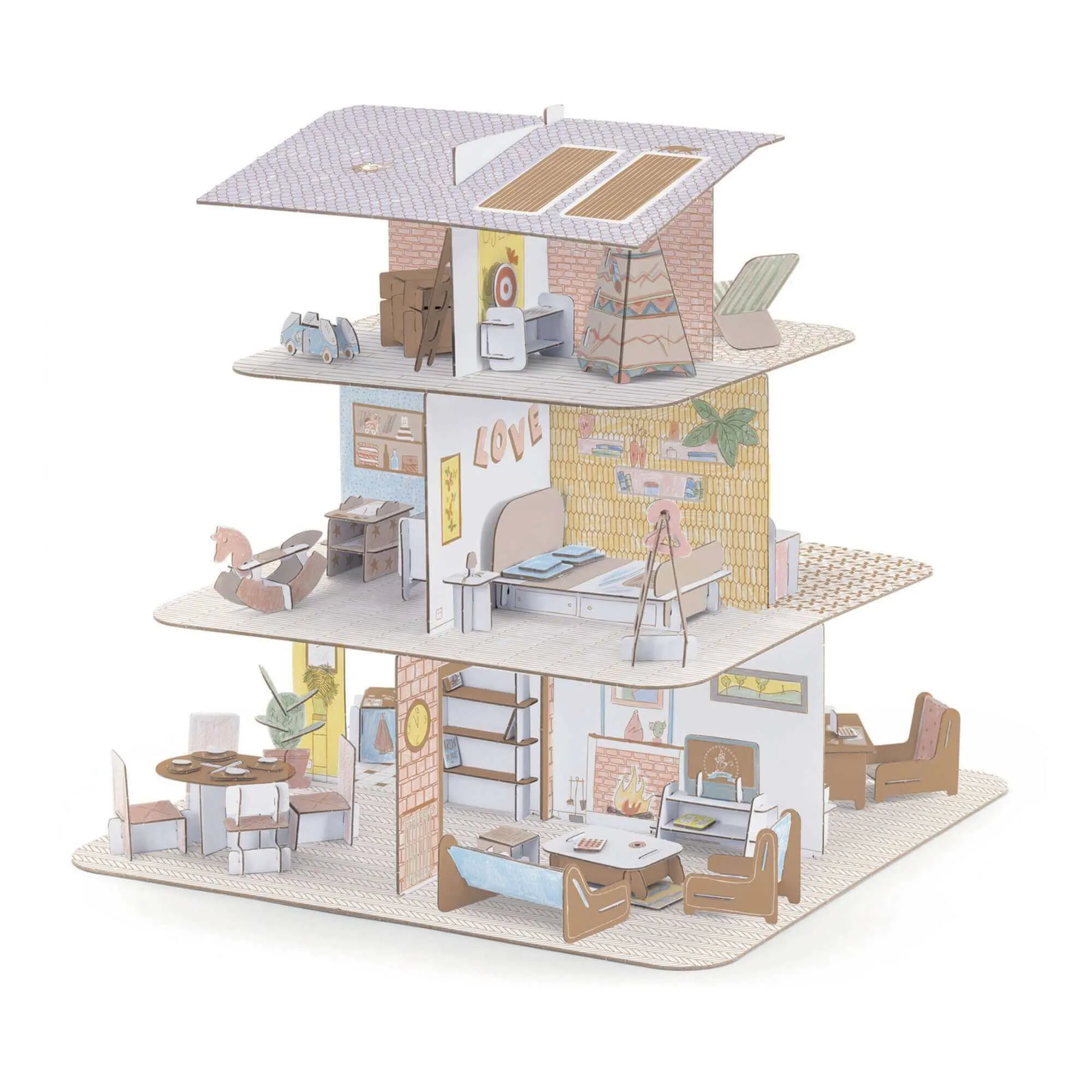 DIY - Cardboard Doll House