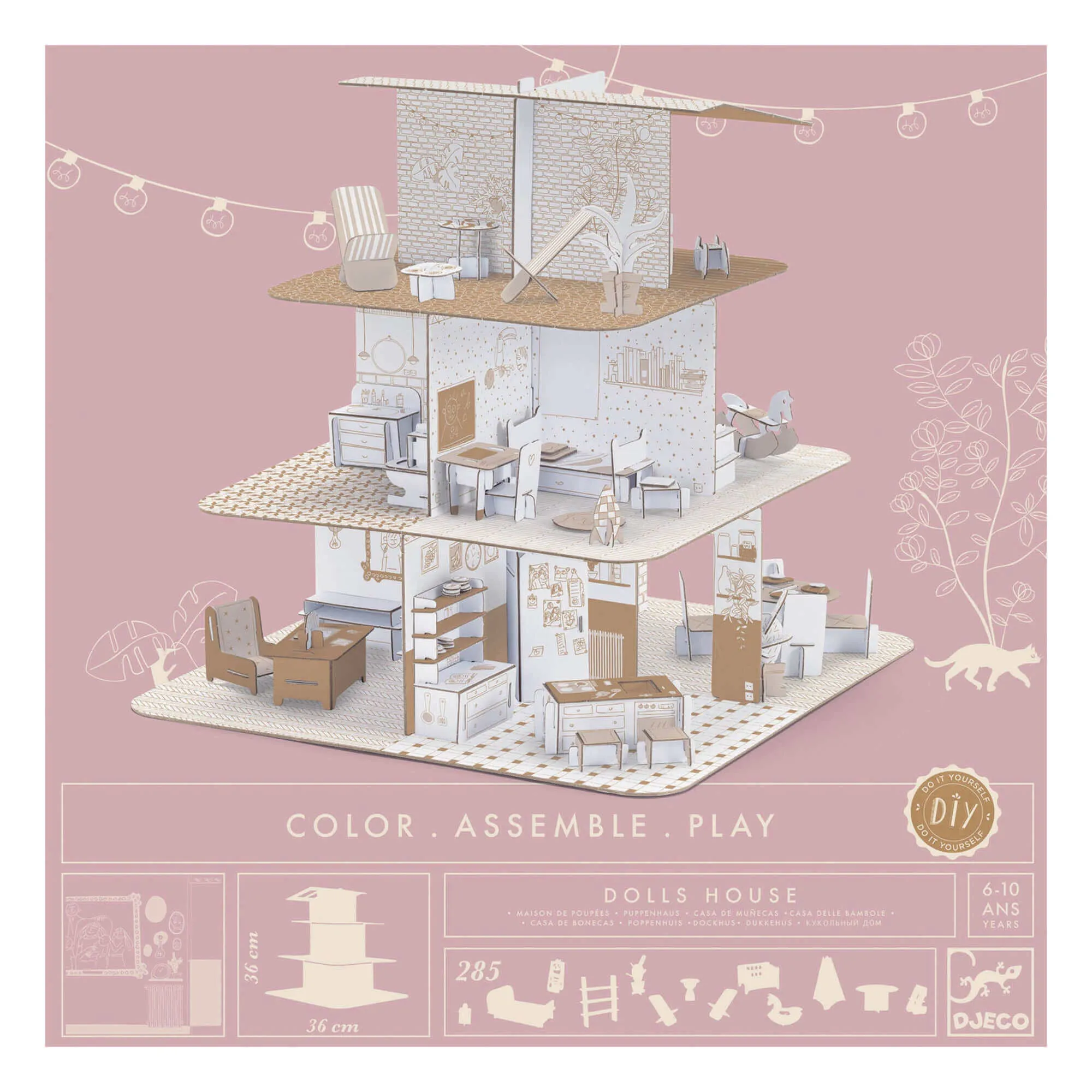 DIY - Cardboard Doll House