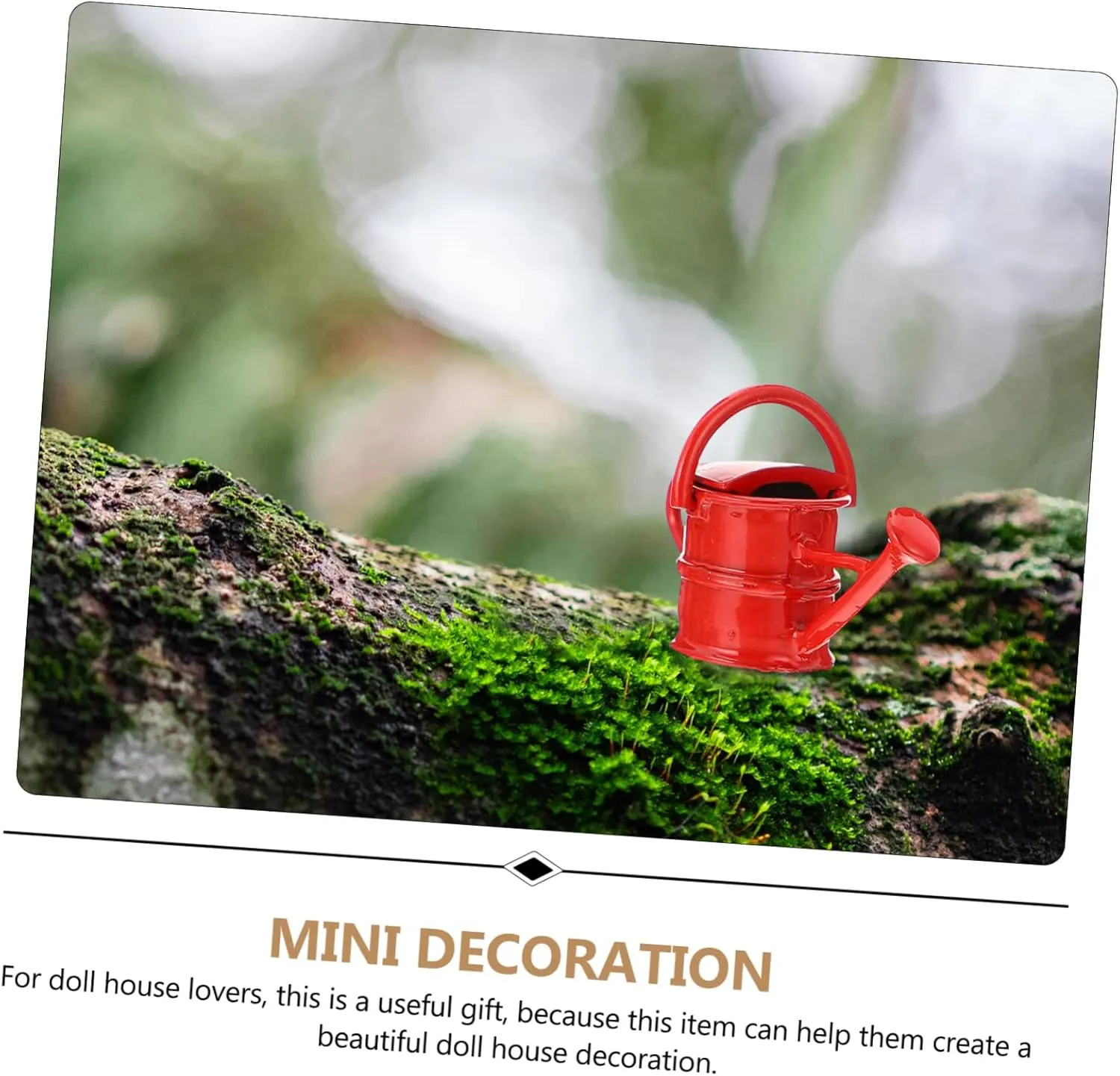 DIY Enthusiasts 2pcs*3 3sets Realistic Mini Watering Can Tin Plant Pot for Doll House Doll Decor coalition establish illusion oven Present for 