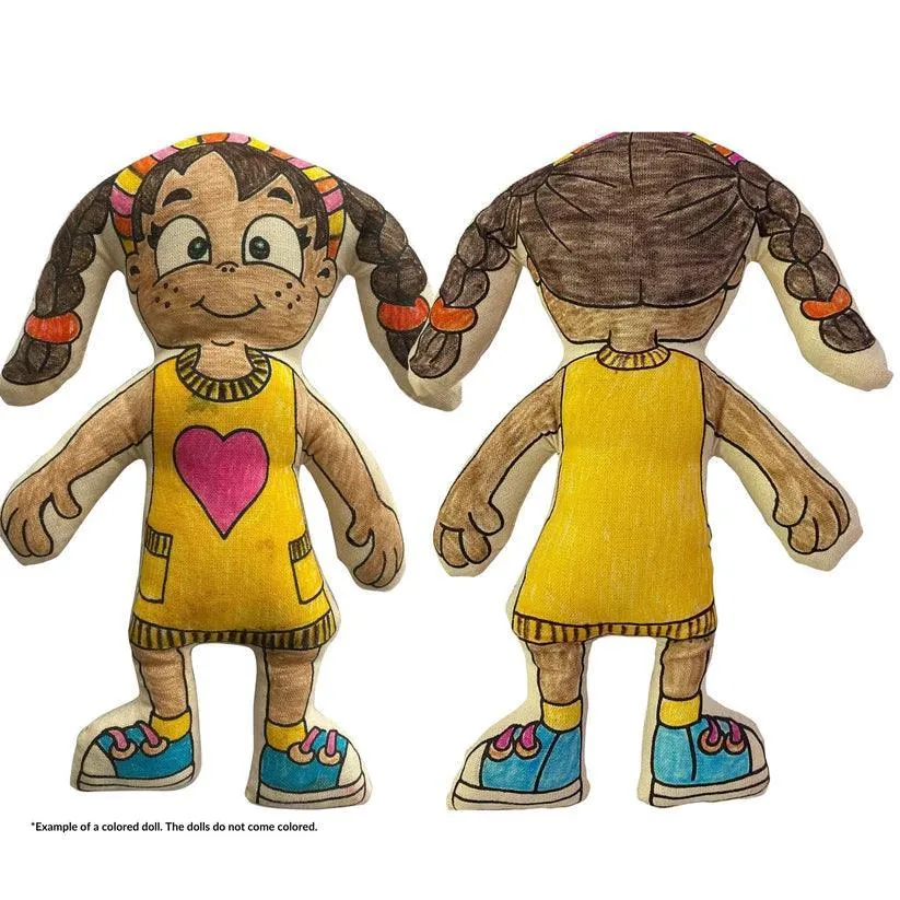 Doll | Girl with Braids | Kiboo Creative Kids