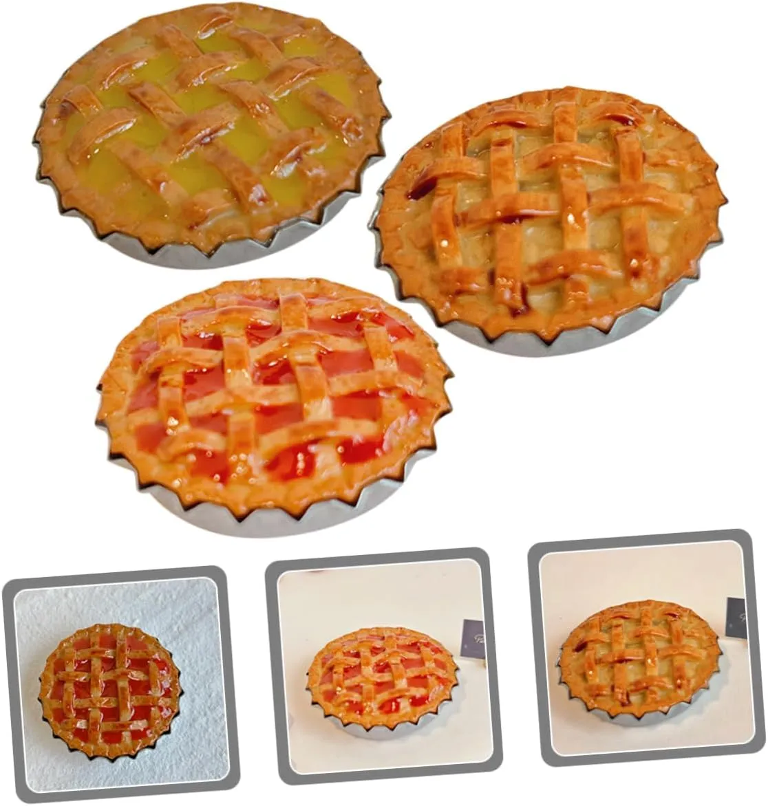Dollhouse Kitchen confusion immigrate Accessories and Projects Milisten 12pcs Miniature Dollhouse Food Models Fake Dessert for 