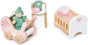 Dolls House Nursery Set