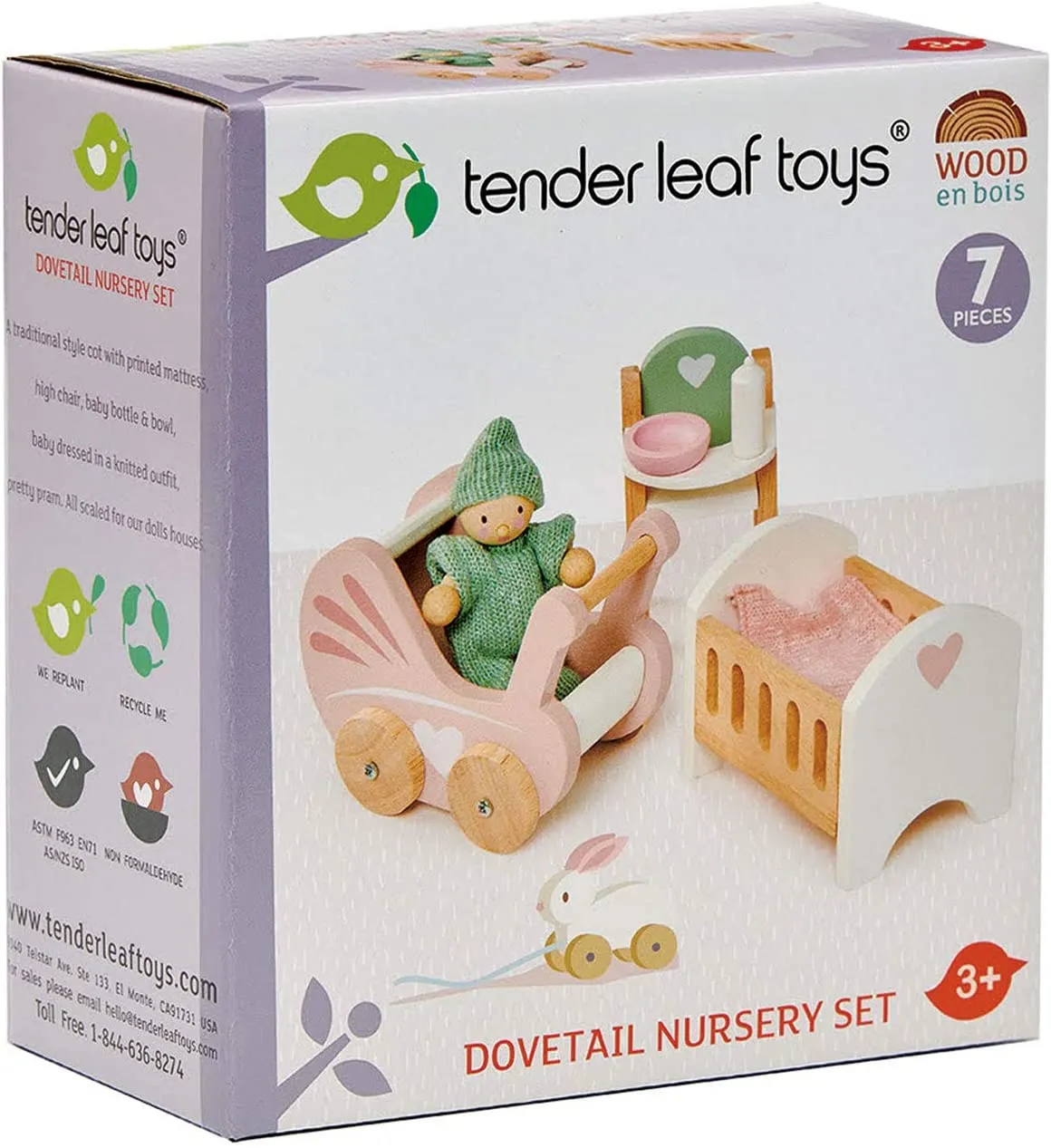 Dolls House Nursery Set