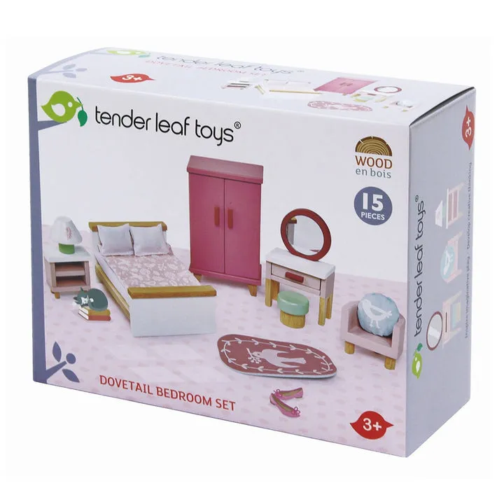 Dovetail Bedroom Set - Tender Leaf Doll House Furniture