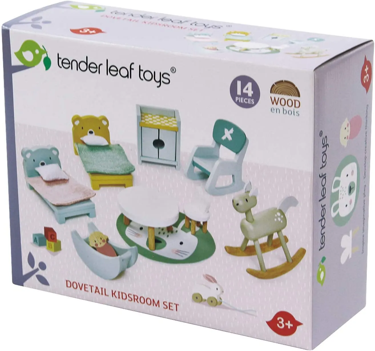Dovetail Kidsroom Set - Tender Leaf Doll House Furniture