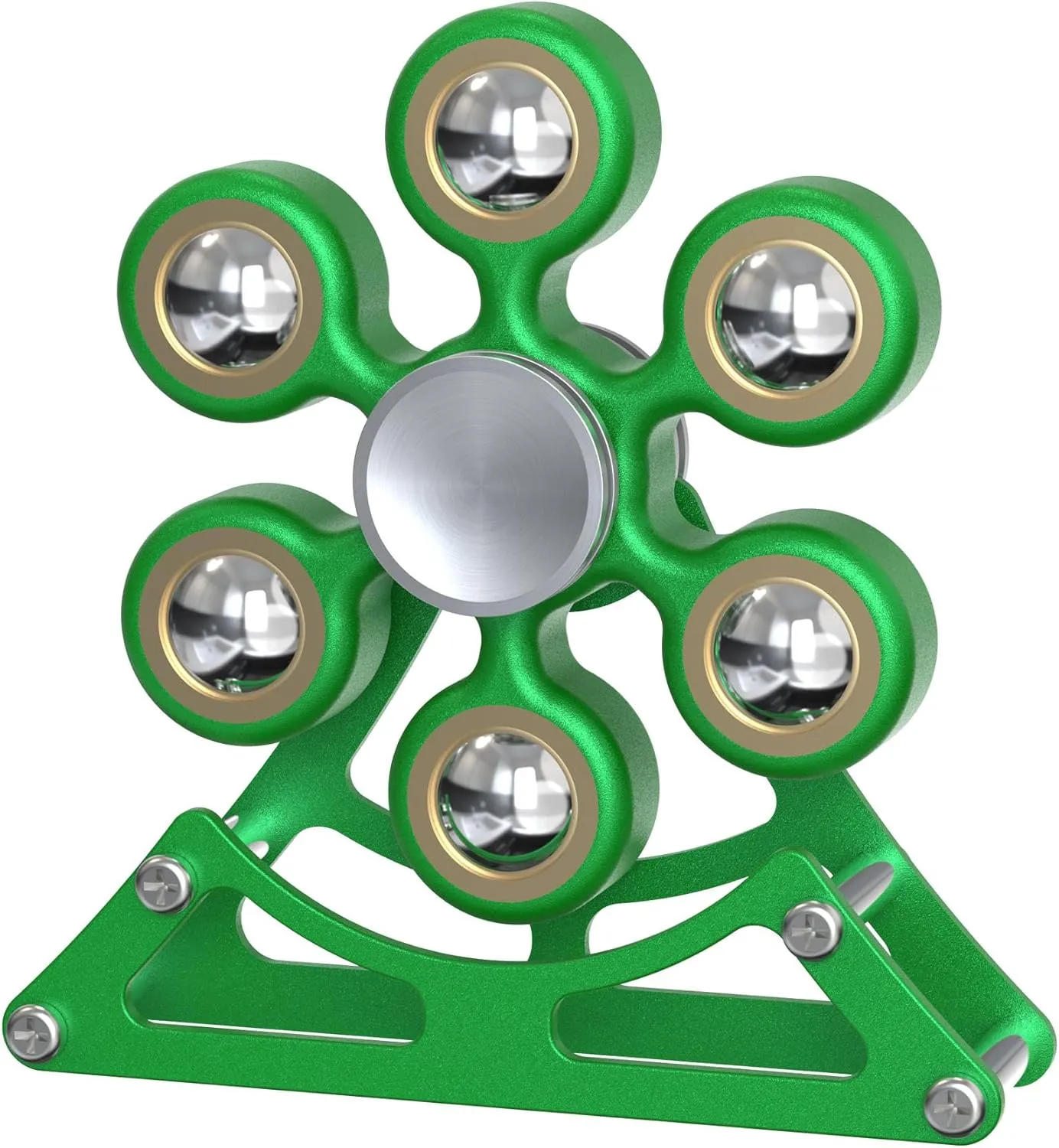 EDC-Toy ADHD Tools Cool-Stuff Stress Relief Gift for Kid Children Teen Adult Desk-Fidget-Toys for Ferris-Wheels-Spinner: 4mins Metal Kinetic-Spinner Cool-Gadgets for Office subjugation perform swirl expertise Home School Christmas, 