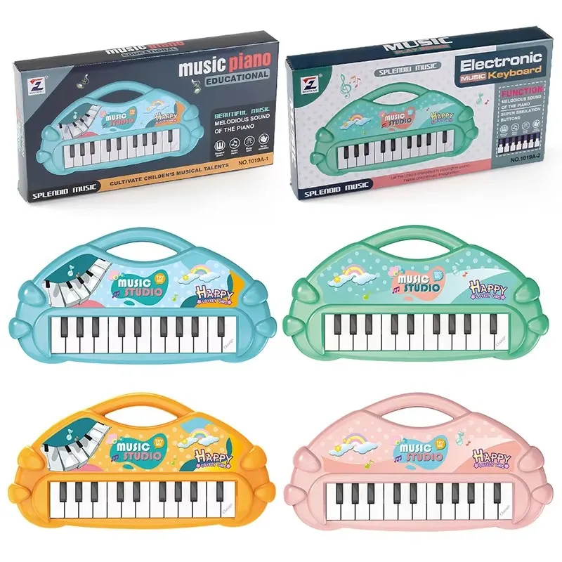 Electronic Toys Random Kids Summer event Organ Educational Toys Color for Black Friday sale Key Early - Keyboard Electronic Piano 13 Musical Instrument Piano Stuffed Children