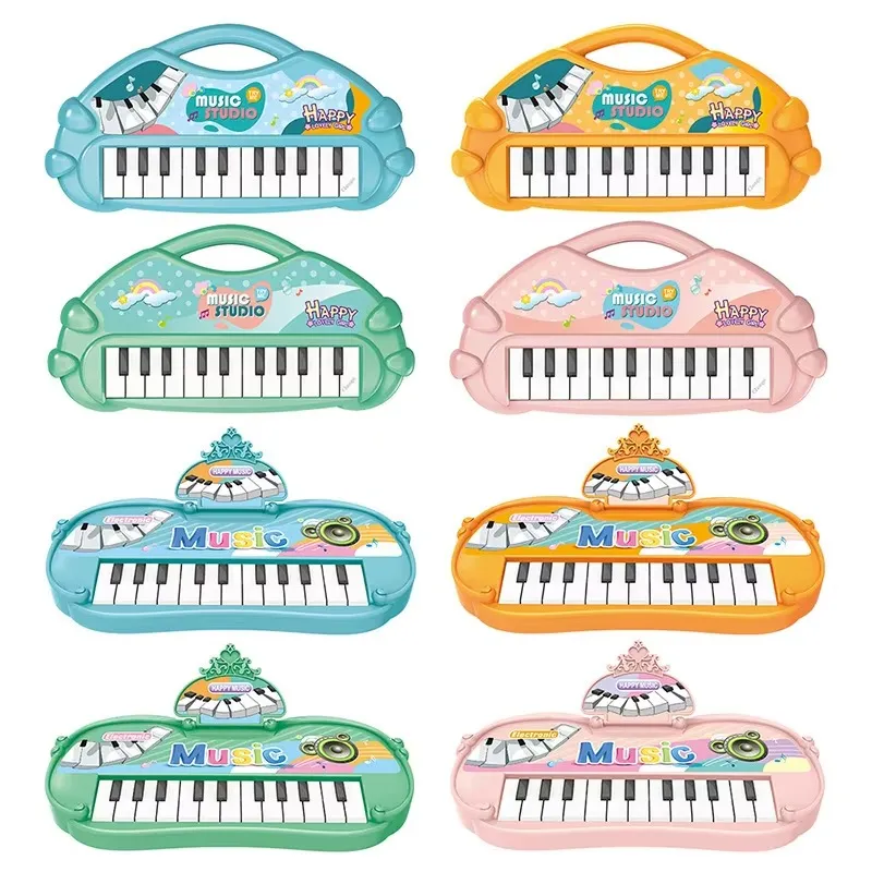 Electronic Toys Random Kids Summer event Organ Educational Toys Color for Black Friday sale Key Early - Keyboard Electronic Piano 13 Musical Instrument Piano Stuffed Children
