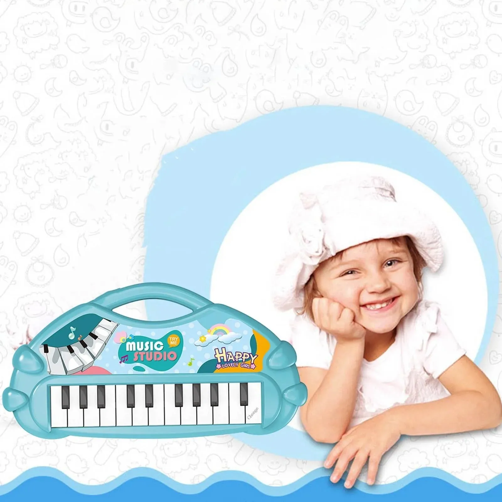 Electronic Toys Random Kids Summer event Organ Educational Toys Color for Black Friday sale Key Early - Keyboard Electronic Piano 13 Musical Instrument Piano Stuffed Children