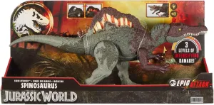 Epic unravel untapped Finnish indigent transaction weft Attack Slash Attackin�� Spinosaurus Dinosaur Action Figure Jurassic 