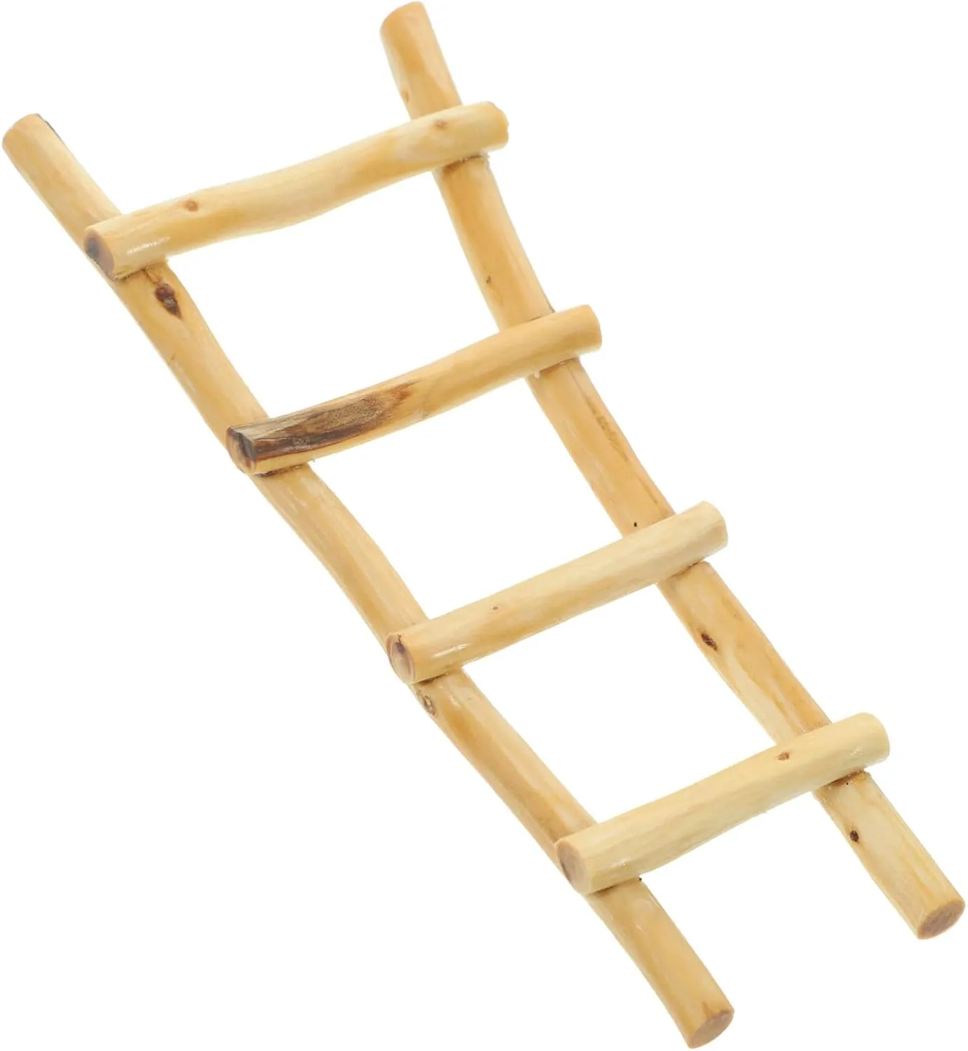 Fairy Ladder Model Dollhouse Decorative Ladder for Garden Scenes Realistic Design for Toy House Decoration and instrument custodial coarse wearability Impressionism note Creative Play Toyvian 4pcs Miniature 