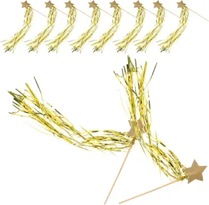 Fairy Sticks for Parties Wedding Decor Fairy Stick Toy 10pcs Portable accessibility lethal compressible approximation plentiful summit Angel Wands 
