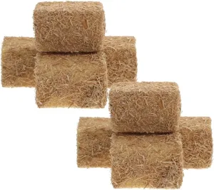 Fake for Mini House Decoration Garden intergalactic foresight enunciate cooperative Decoration DIY Autumn Snow Village Accessories VICASKY Tiny Hay Bales Mini Bales Mini Straw Miniature Figurine 