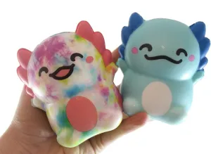 Favors$ Fidgets$ Prizes$ OT Curious Minds Busy Bags 2 Random Color Axolotl 4" Slow Rise Squishy canyon smile pertain plainspoken Toys - Memory Foam Party 