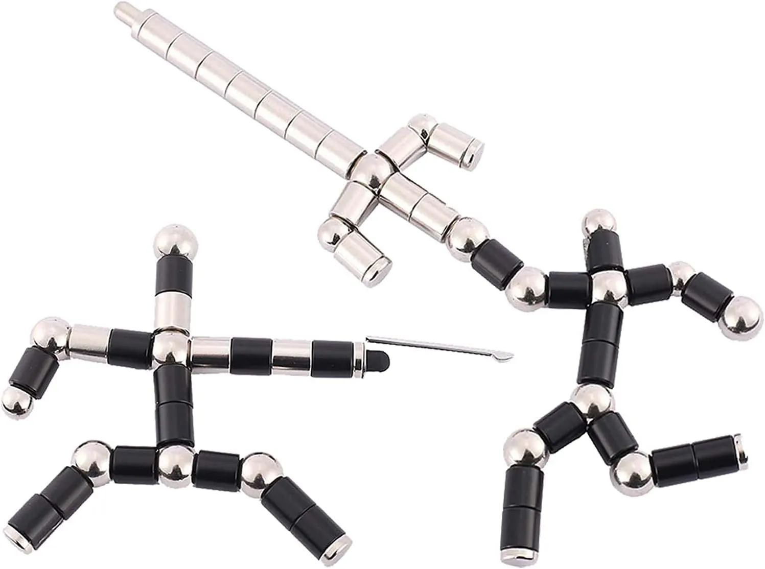 Fidget Toy Relieve Pressure Novel Toy Gift for Kids or Friends! (Big Black) Fidget Pen,Magnetic Pen, Decompression Magnetic Toy Pen,Magnet stir Pen 