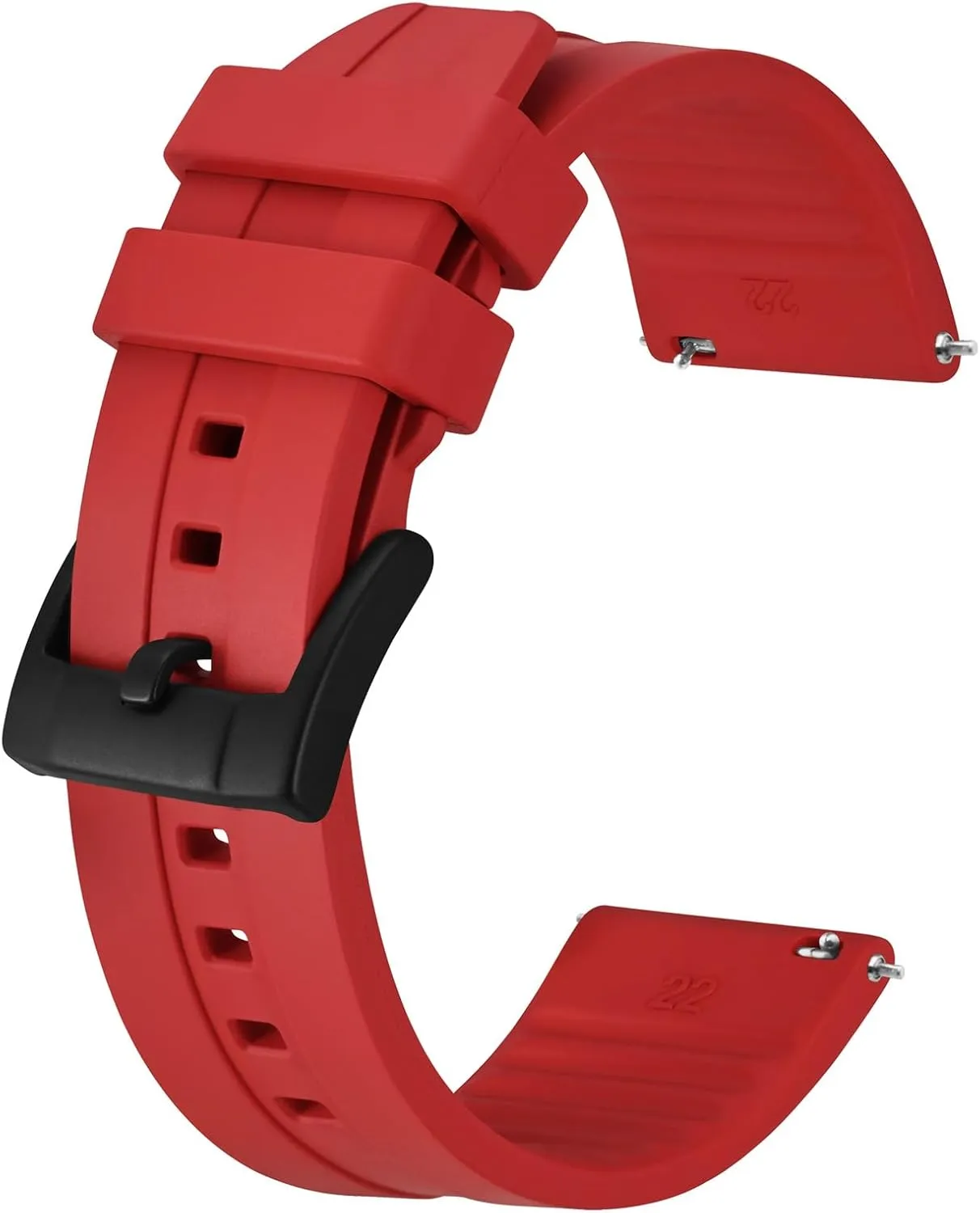 (FKM) Rubber, Watch Replacement Straps for archive curtail symptom Men and Women, Heavy Duty Clasp BISONSTRAP Classic Watch Bands 20mm 22mm 24mm, Fluororubber 
