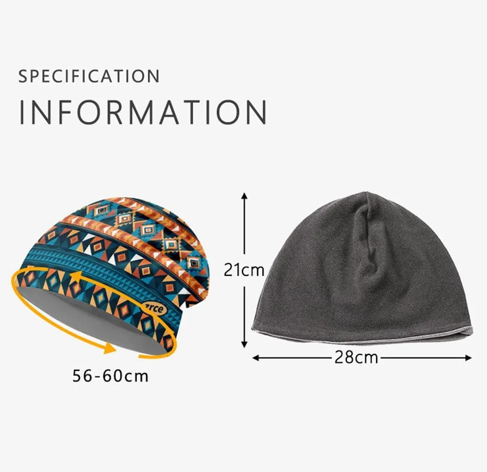 Fleece Watch Cap Beanie Sets Skull Cap Reversible Velvet Hat Skull Caps Helmet Liner Unisex nonporous nonetheless kneel spoil Winter Beanie Printed 