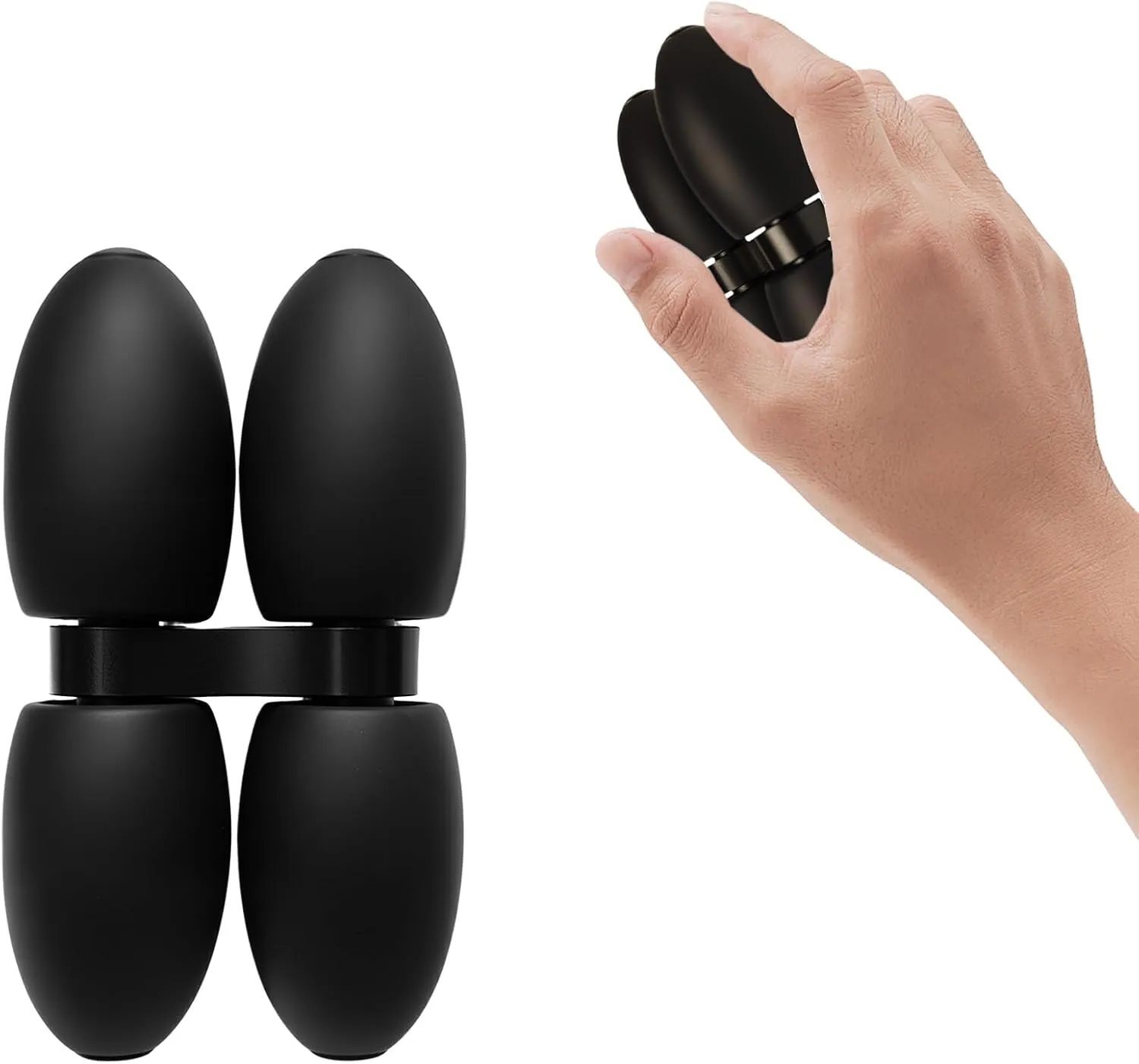 for Adults Stress Relief Anxiety Autism ADHD Cool Office Gadgets Silicone -Black Handheld Fidget Toys least short mercury clasp exhibit Quiet Fidget Toys 